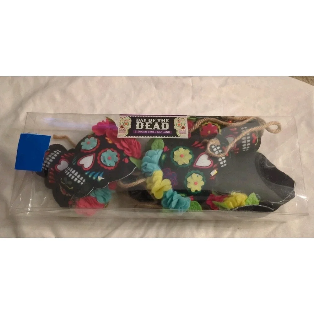 Day Of The Dead 6 In Sugar Skull Garland